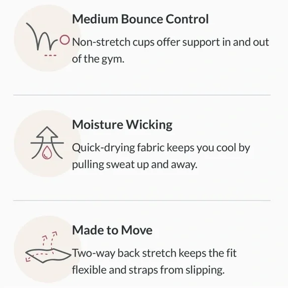 - Glamorise 40I White MagicLift Seamless Sport Bra! NEW! - Picture 11 of 15